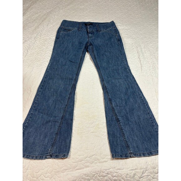 Daisy Fuentes Blue Dream Denim Flare/Bootcut Jeans size 10p - Picture 2 of 8
